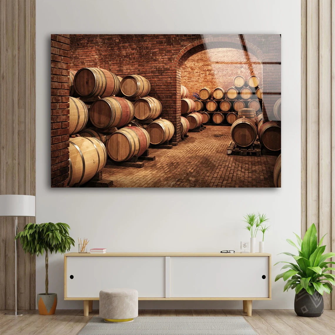 Barrels Photograph Acrylic Glass Print Tempered Glass Wall Art 100% Made in Australia Ready to Hang