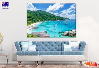 Similan Island Coastline Photograph Thailand Print 100% Australian Made