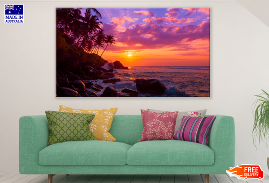 Sea Sunset Scenery Photograph Print 100% Australian Made