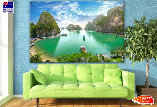 Halong Bay in Vietnam View Photograph Print 100% Australian Made
