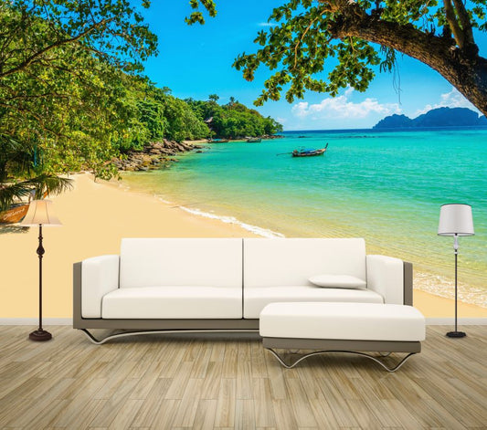 Wallpaper Murals Peel and Stick Removable Stunning Beach High Quality