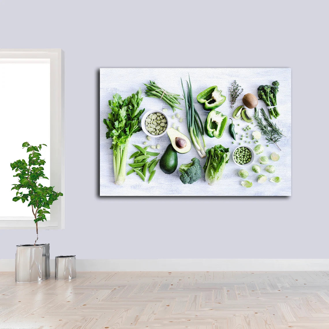 Vegetables on Table Photograph Acrylic Glass Print Tempered Glass Wall Art 100% Made in Australia Ready to Hang