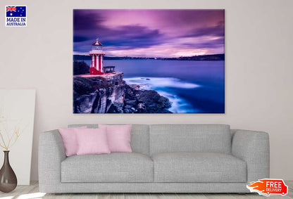 North Head Lighthouse Sea Sunset Photograph Print 100% Australian Made