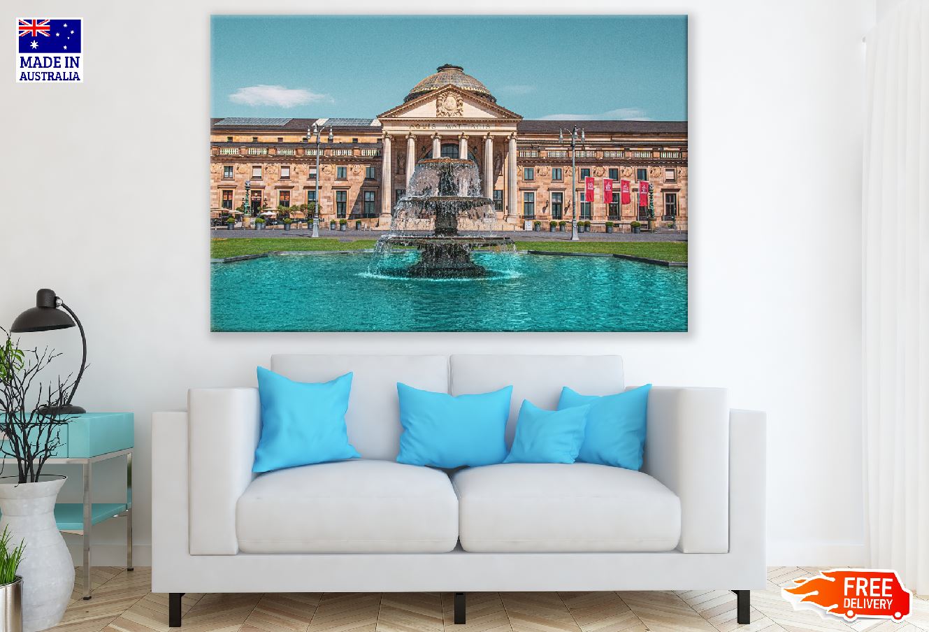 Kurhaus Wiesbaden Photograph Germany Print 100% Australian Made