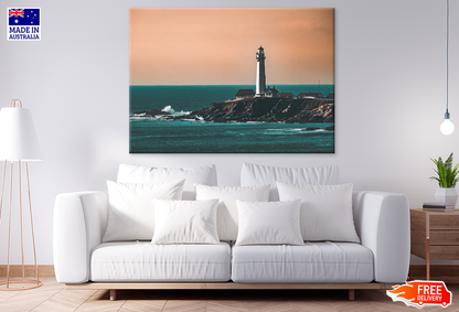 Tower & Sea Sky Scenery View Photograph Print 100% Australian Made