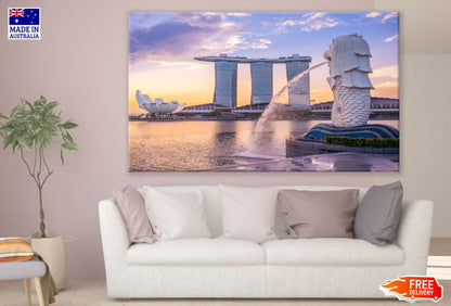 Singapore City Sunset Print 100% Australian Made