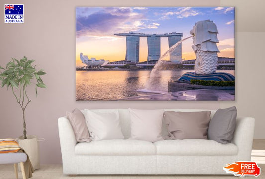 Singapore City Sunset Print 100% Australian Made