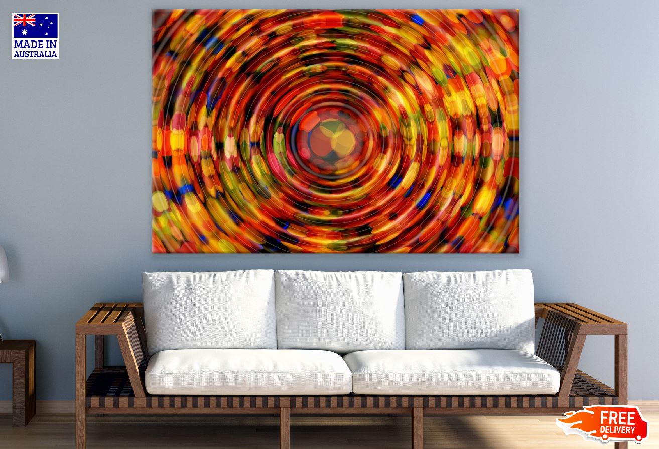 Origin Wave Circle Abstract Design Print 100% Australian Made