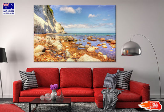 Rocks Near Sea Scenery View Photograph Print 100% Australian Made