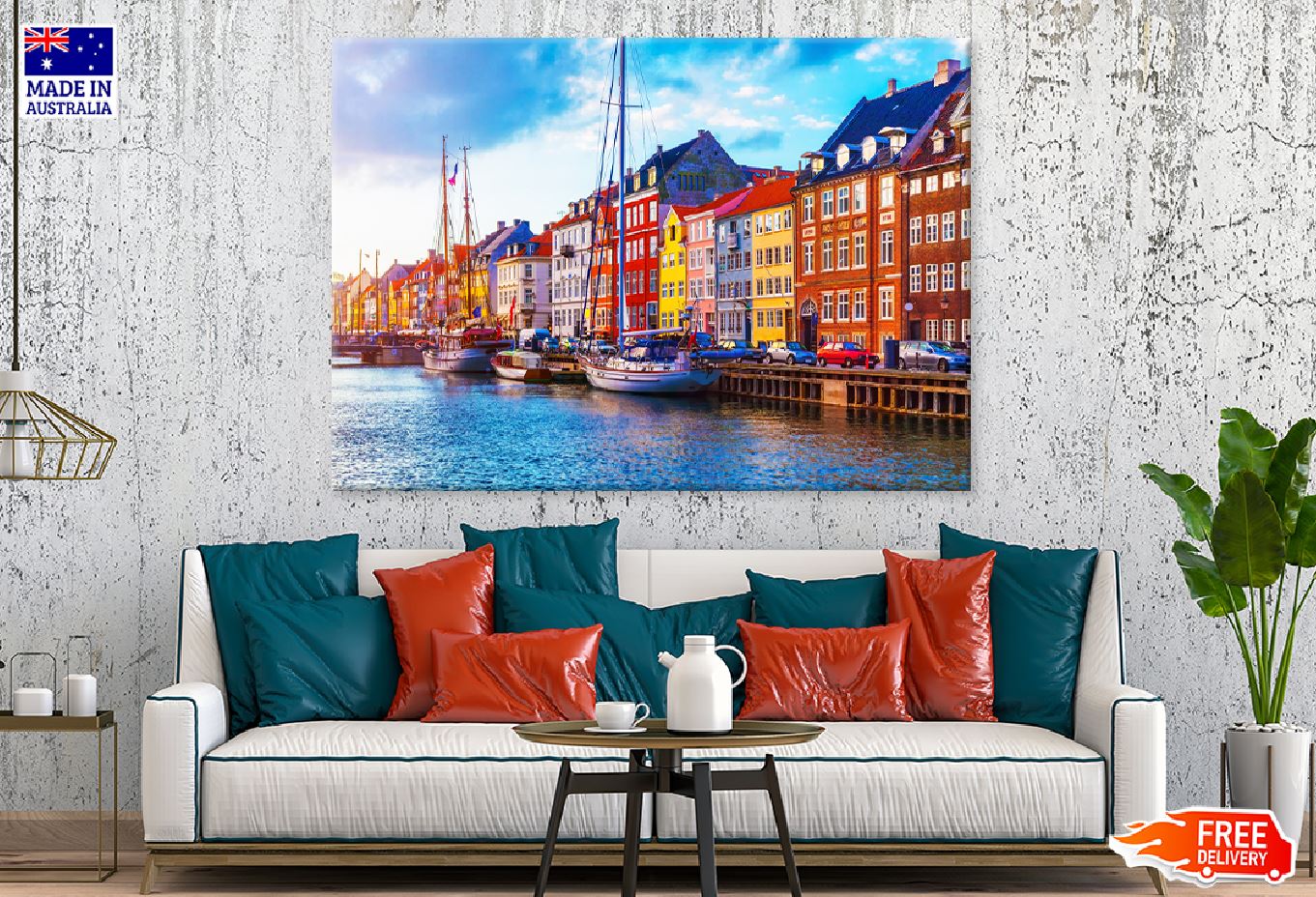 Old Town of Copenhagen Photograph Denmark Print 100% Australian Made