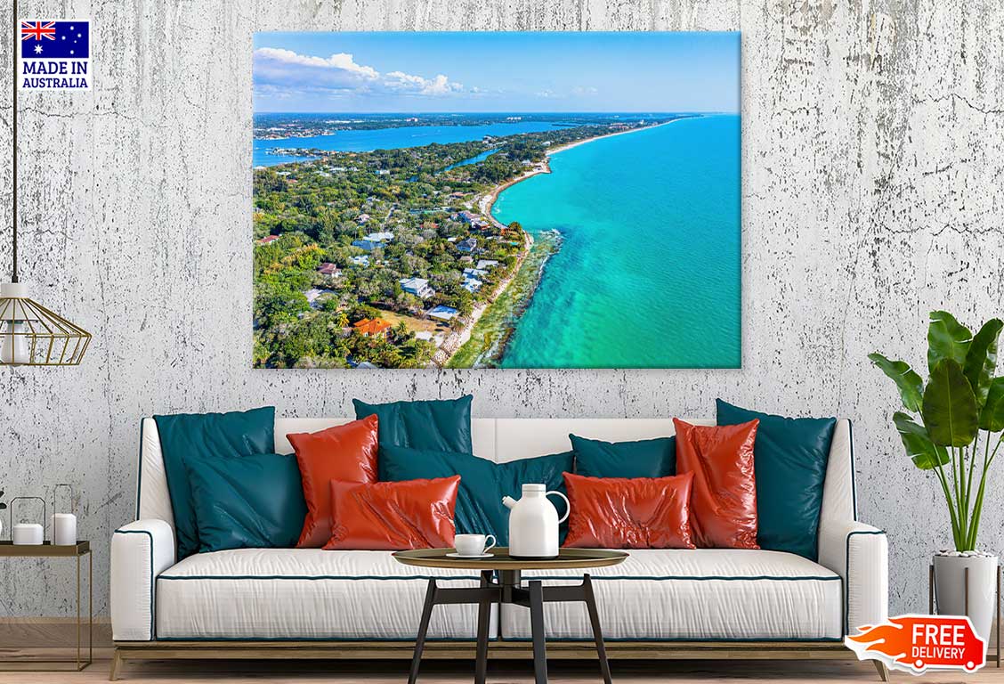 Siesta Key Beach View Photograph Sarasota Florida Print 100% Australian Made