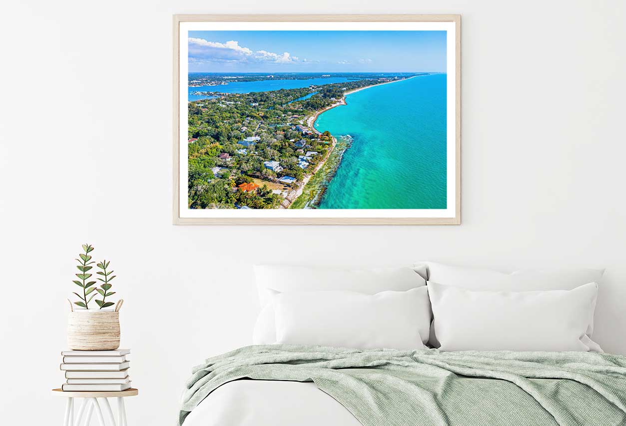 Siesta Key Beach View Photograph Sarasota Florida Home Decor Premium Quality Poster Print Choose Your Sizes