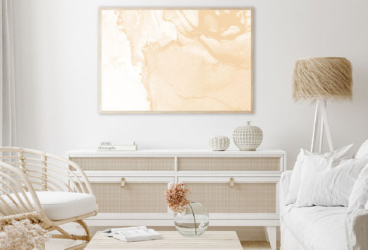 Champagne Color Abstract Design Home Decor Premium Quality Poster Print Choose Your Sizes