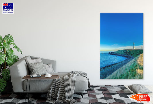 Santa Cruz Beach & Lighthouse View Photograph Print 100% Australian Made