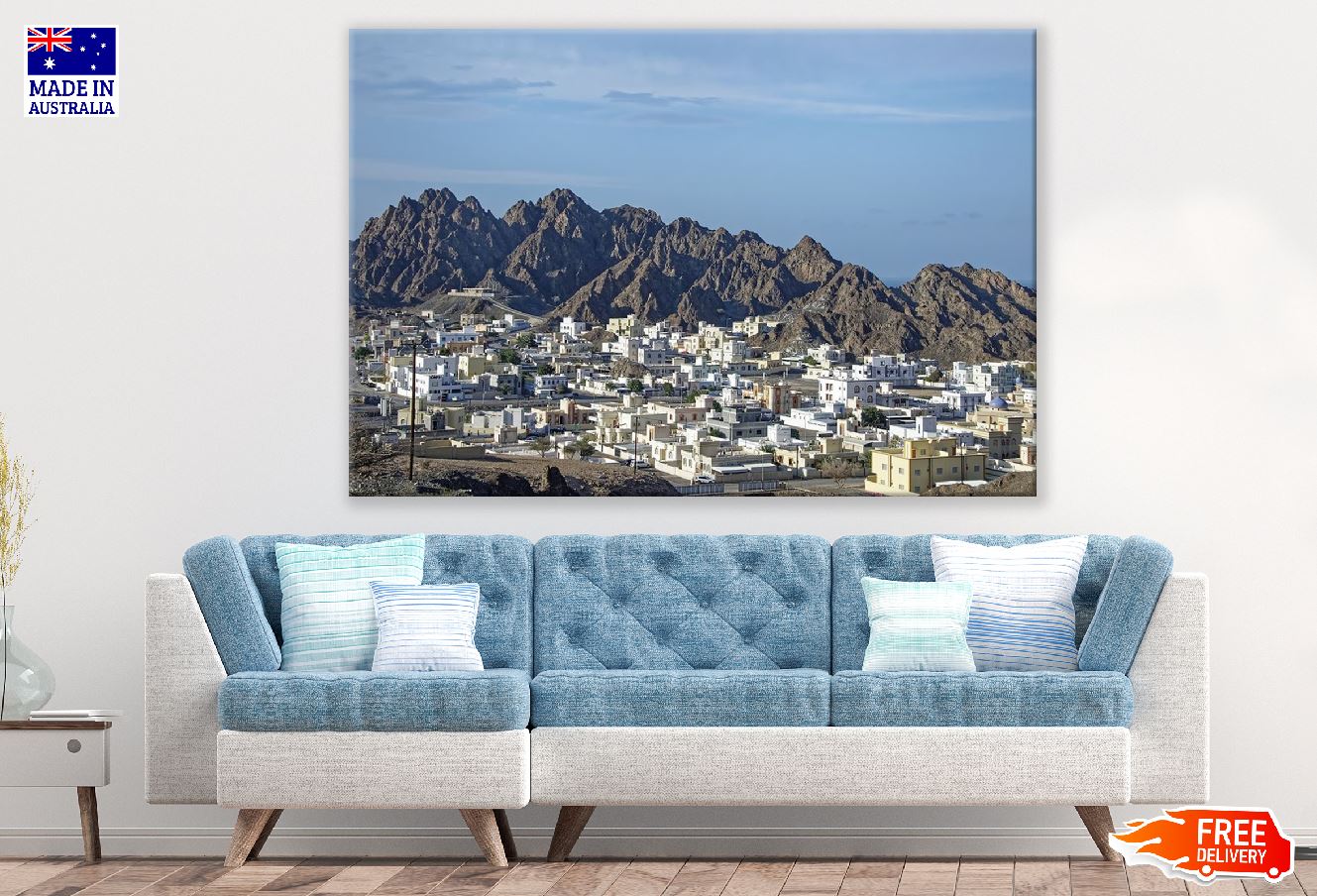 Oman Aerial View Photograph Print 100% Australian Made