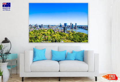 Rotterdam City & Lake Photograph, Netherlands Print 100% Australian Made