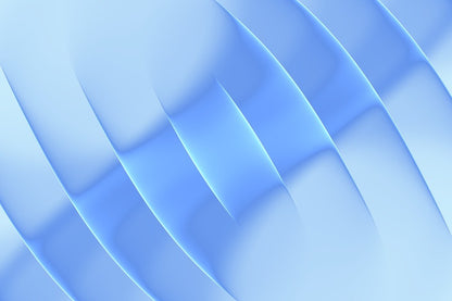 Sky Blue 3D Digital Abstract Design Print 100% Australian Made