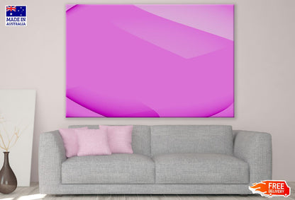 Pink 3D Shape Abstract Design Print 100% Australian Made