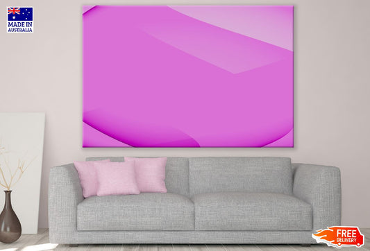 Pink 3D Shape Abstract Design Print 100% Australian Made