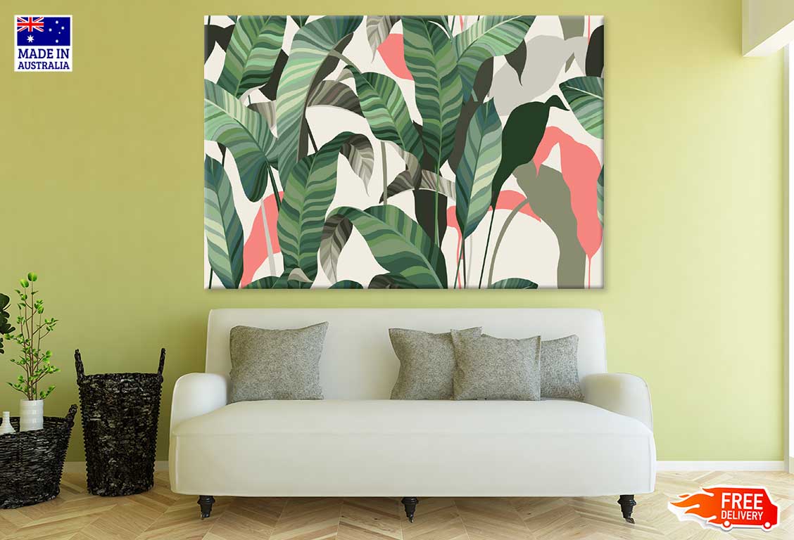 Vintage Tropical Pattern Design Print 100% Australian Made