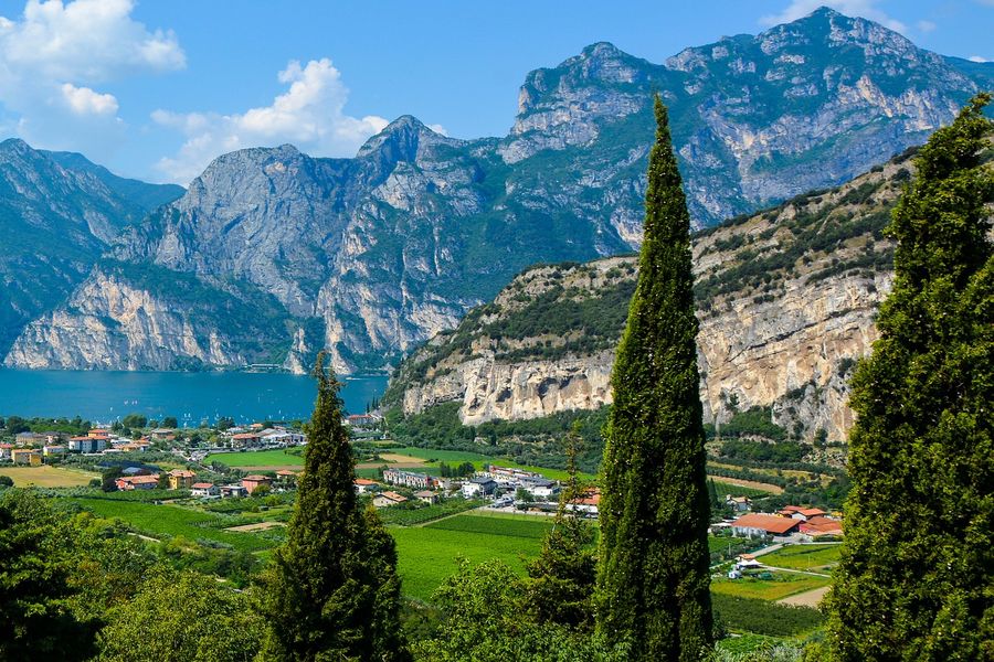 Nago City View Photograph, Italy Print 100% Australian Made