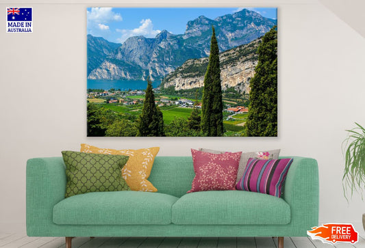 Nago City View Photograph, Italy Print 100% Australian Made