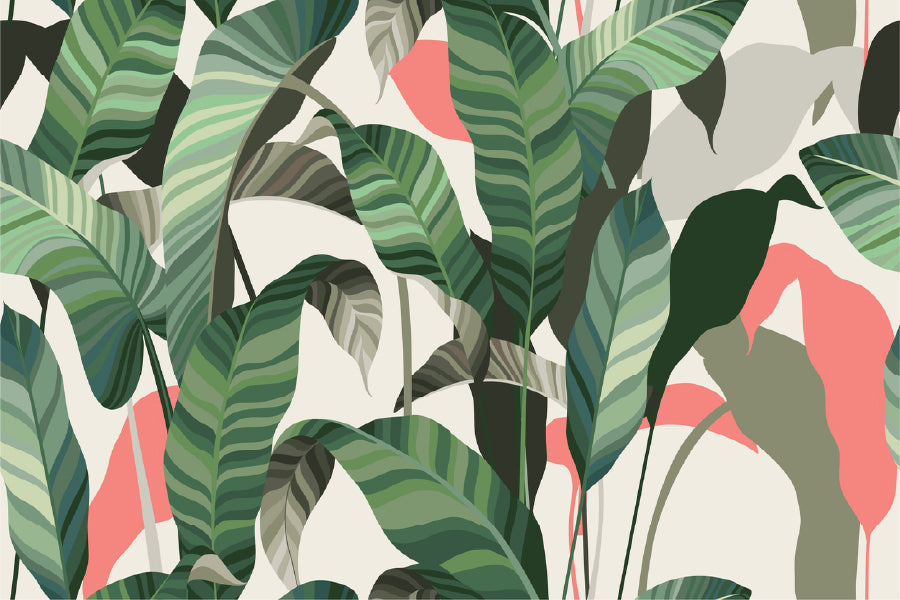 Vintage Tropical Pattern Design Print 100% Australian Made