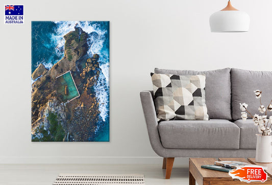 Mona Vale Beach Aerial Photograph Print 100% Australian Made