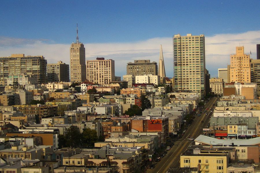 San Francisco City View Photograph, California Print 100% Australian Made