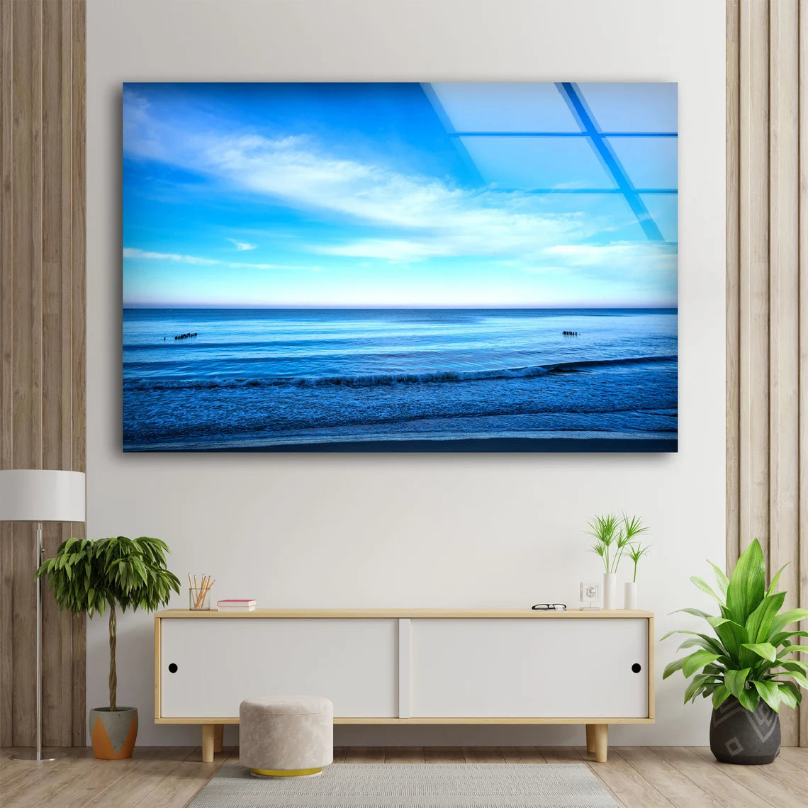 Stunning Sea Scenery Photograph Acrylic Glass Print Tempered Glass Wall Art 100% Made in Australia Ready to Hang