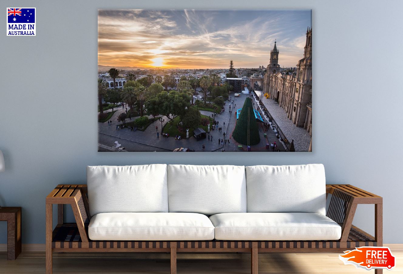 The Basilica Cathedral Photograph Peru, South America Print 100% Australian Made