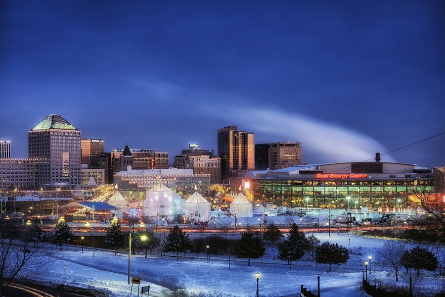 Saint Paul City Night view Photograph Print 100% Australian Made