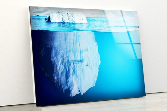 Glacier Scenery Photograph Acrylic Glass Print Tempered Glass Wall Art 100% Made in Australia Ready to Hang