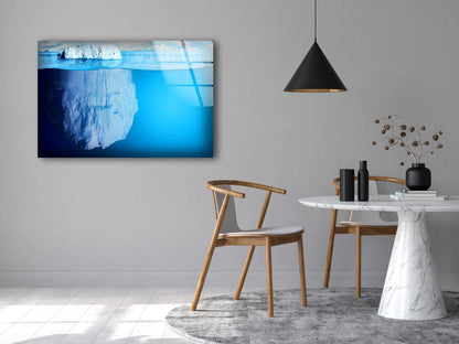 Glacier Scenery Photograph Acrylic Glass Print Tempered Glass Wall Art 100% Made in Australia Ready to Hang