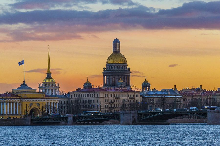 St. Petersburg Russia Sunset Photograph Print 100% Australian Made
