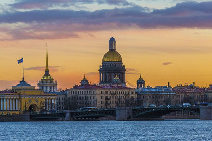 St. Petersburg Russia Sunset Photograph Print 100% Australian Made