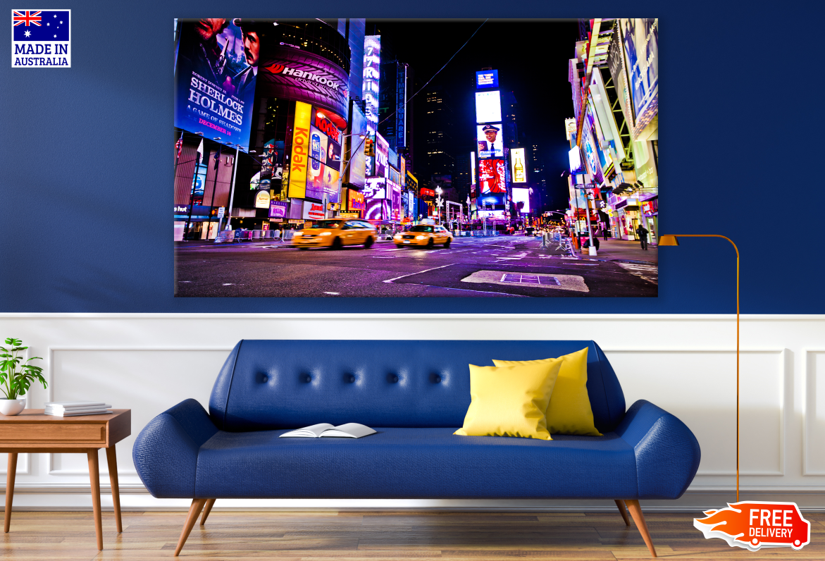 NewYork City Night Photograph Print 100% Australian Made