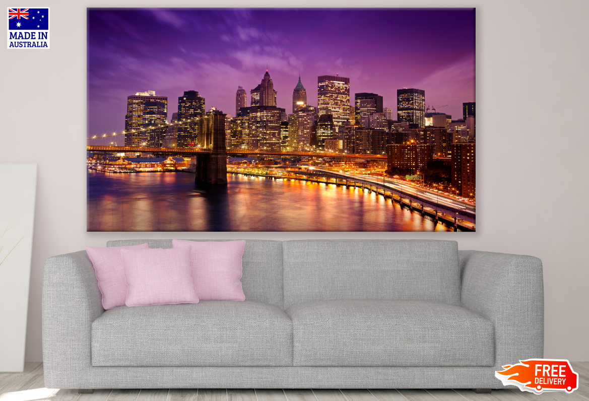 NewYork City Skyline View Print 100% Australian Made