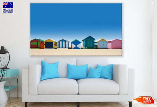 Beach Houses Photograph Print 100% Australian Made