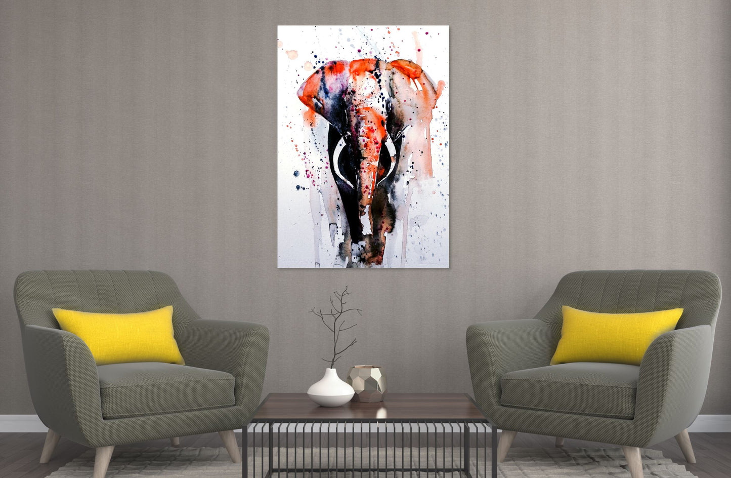 Elephant Stunning Print 100% Australian Made