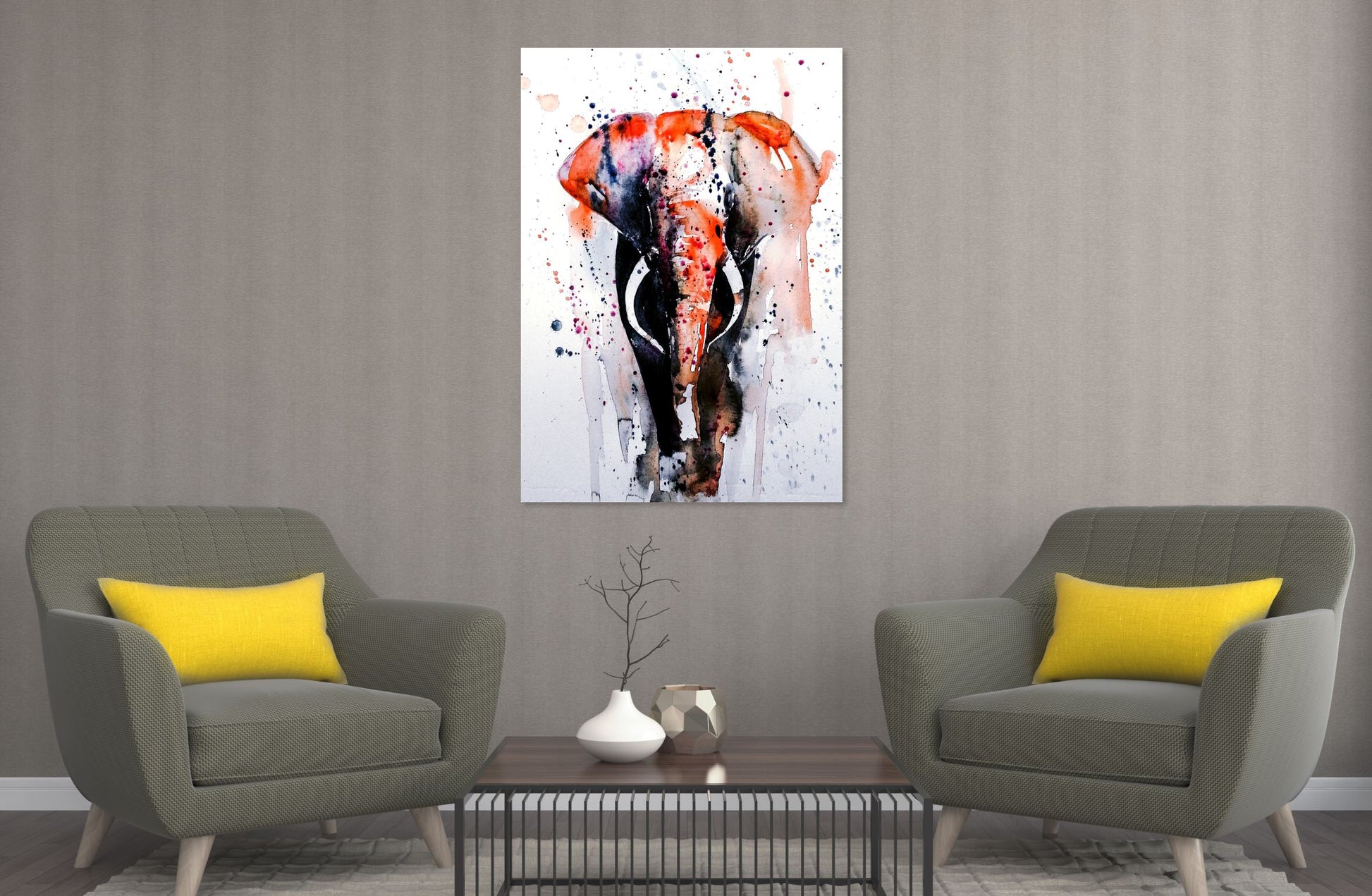 Elephant Stunning Print 100% Australian Made