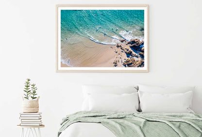 Byron Bay Clear Water Aerial View Photograph Home Decor Premium Quality Poster Print Choose Your Sizes