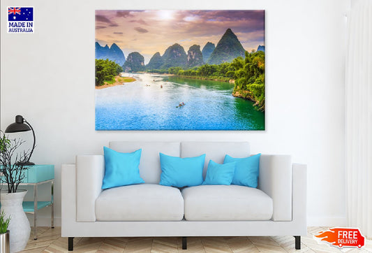 Peak Bamboo Forest View Photograph Lijiang Print 100% Australian Made