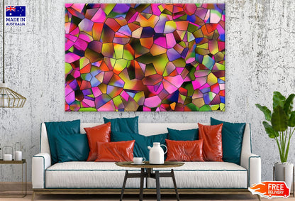 Colorful Digital Abstract Design Print 100% Australian Made