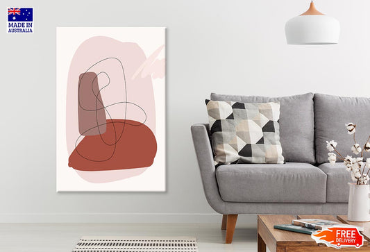 Abstract Shapes & Line Art Print 100% Australian Made