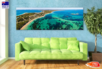 Panoramic Canvas Shoalwater Bay View Photograph High Quality 100% Australian Made Wall Canvas Print Ready to Hang