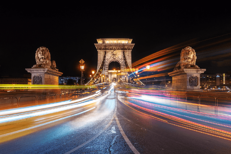Hungary Buda Castle At Night View Photograph Print 100% Australian Made