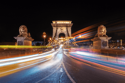 Hungary Buda Castle At Night View Photograph Print 100% Australian Made