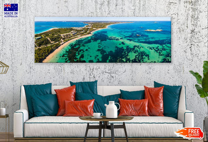 Panoramic Canvas Shoalwater Bay View Photograph High Quality 100% Australian Made Wall Canvas Print Ready to Hang
