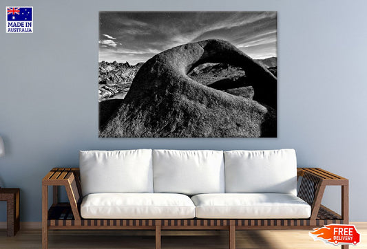 Alabama Hills B&W View Photograph California Print 100% Australian Made